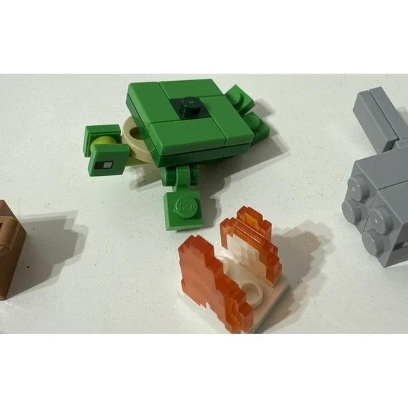 Lego Minecraft LOT Turtle Dolphin TNT‎ Figures Heads Parts Pieces Replacements - Picture 8 of 11